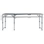 Voir la diapositive 2 : VIDAXL Table pliable de camping Gris Aluminium 180x60 cm