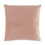 Voir la diapositive 1 : Paris Prix Coussin Déco Uni  Velvetine  40x40cm Rose Dragée