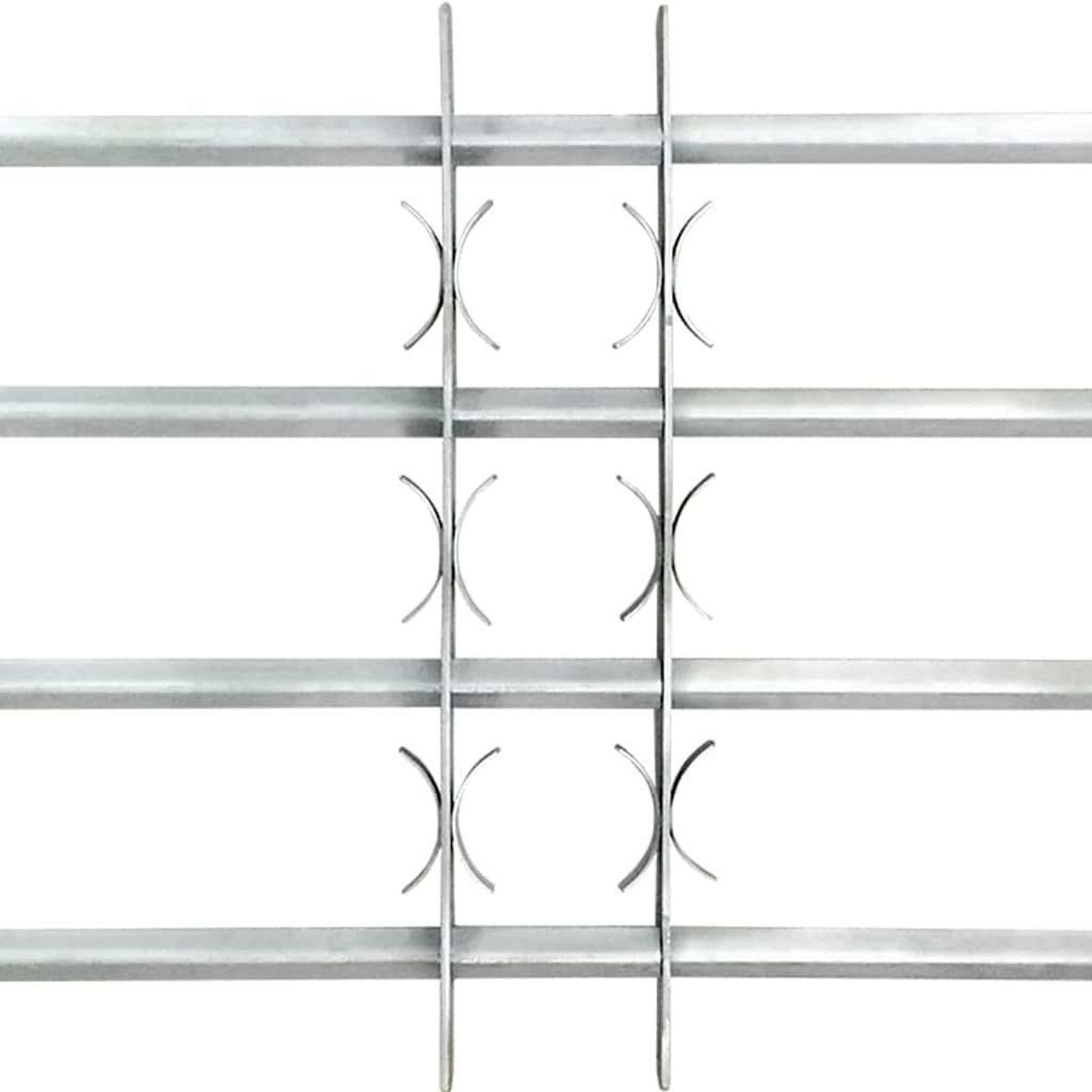 Voir la diapositive 5 : VIDAXL Grilles reglables de securite de fenetres 2 pcs 1000-1500 mm