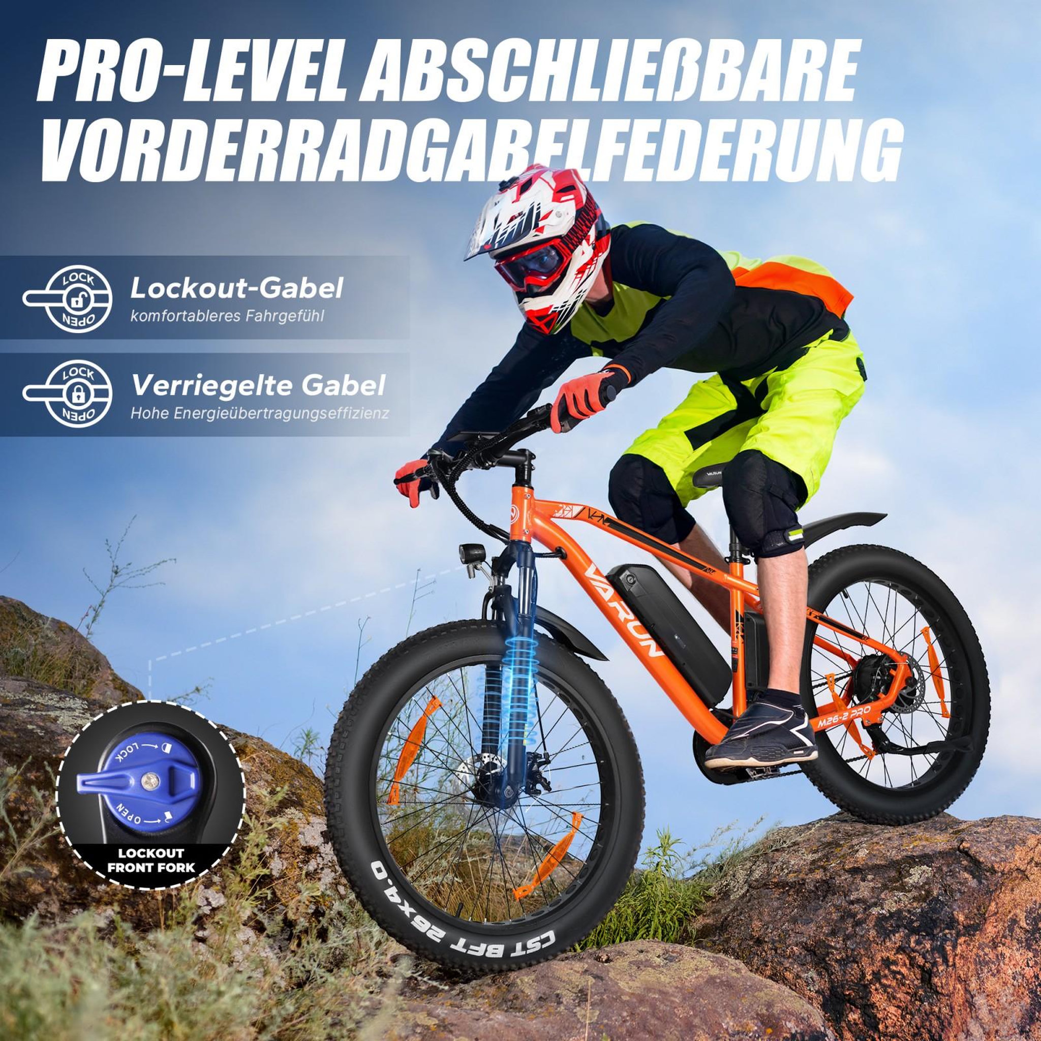 Voir la diapositive 2 : VARUN Vélo électrique varun m26-2 pro