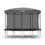 Voir la diapositive 4 : JUMP4FUN Tente cabane pour trampoline 12FT-366cm - Gris