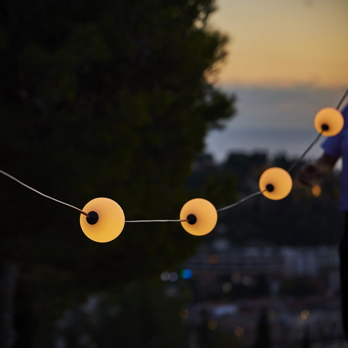 Lumisky Guirlande lumineuse d'extérieur BOLLY Blanc Plastique 5,5M