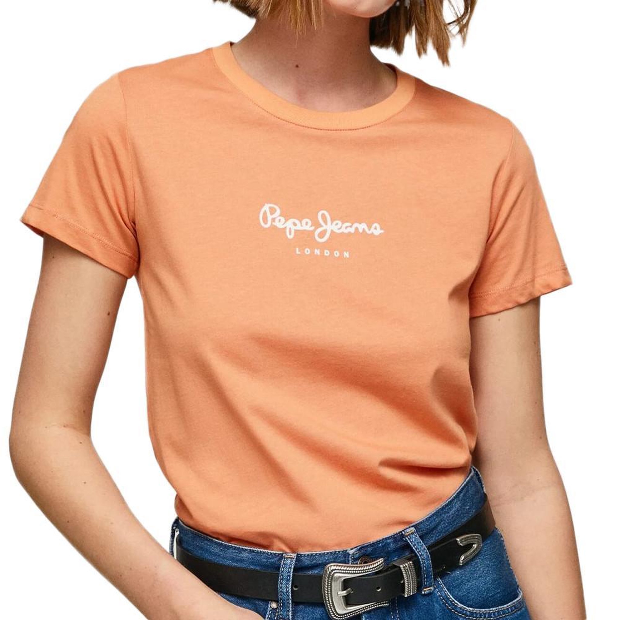 Pepe Jeans T-shirt Orange Femme Pepe jeans Wendy. Coloris disponibles : Orange