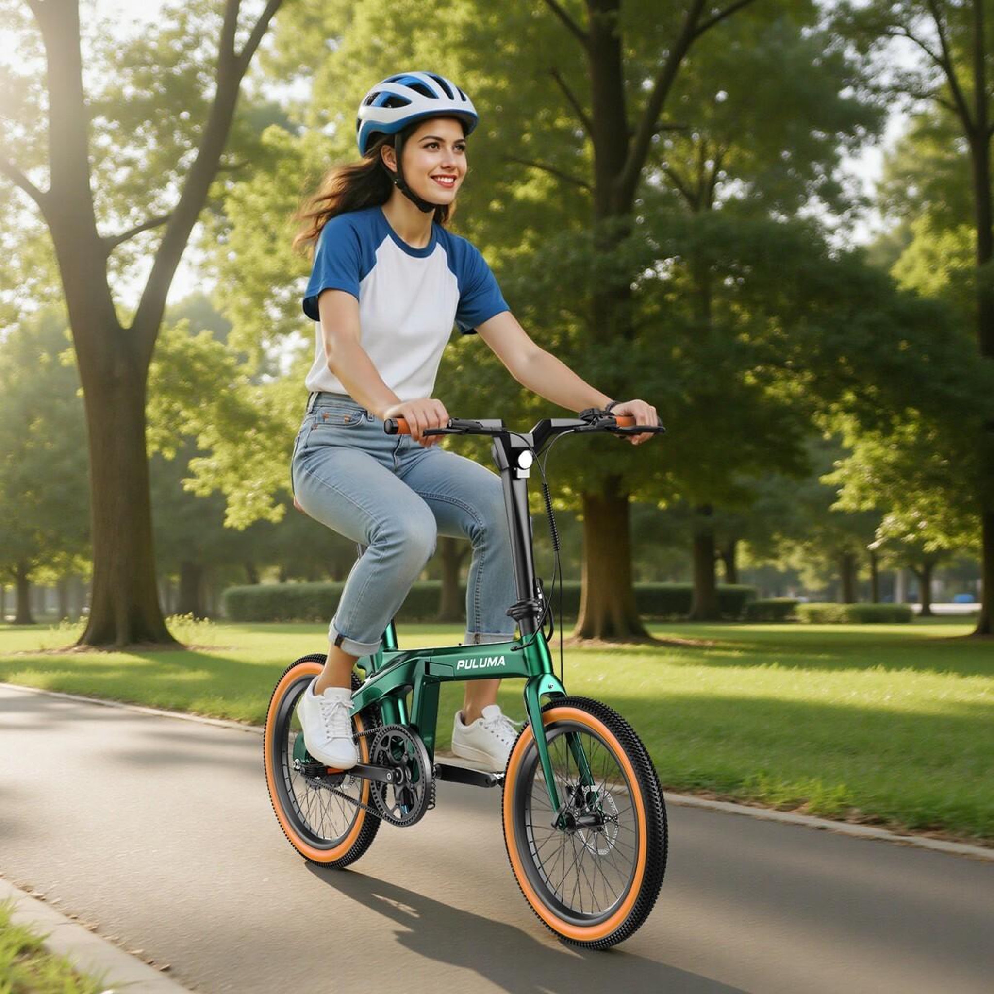Voir la diapositive 6 : PULUMA Vélo électrique PULUMA PT20 en fibre de carbone, 250 W, 25 km/h, cadre pliable 20 pouces