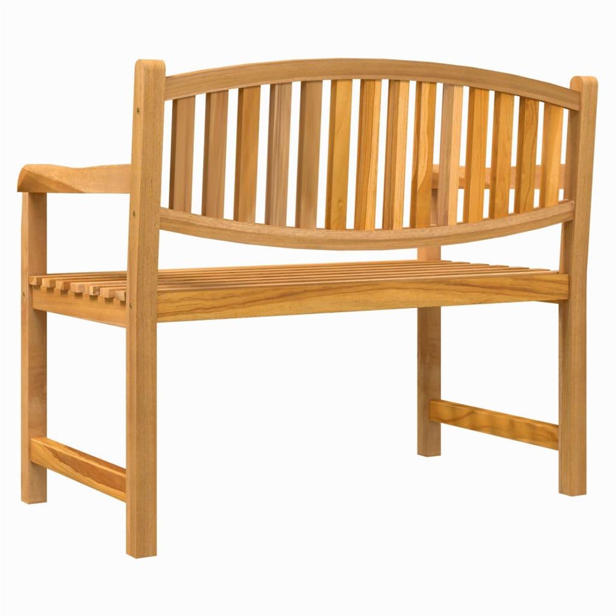 Voir la diapositive 5 : VIDAXL Banc de jardin 114x59x87 cm bois de teck solide