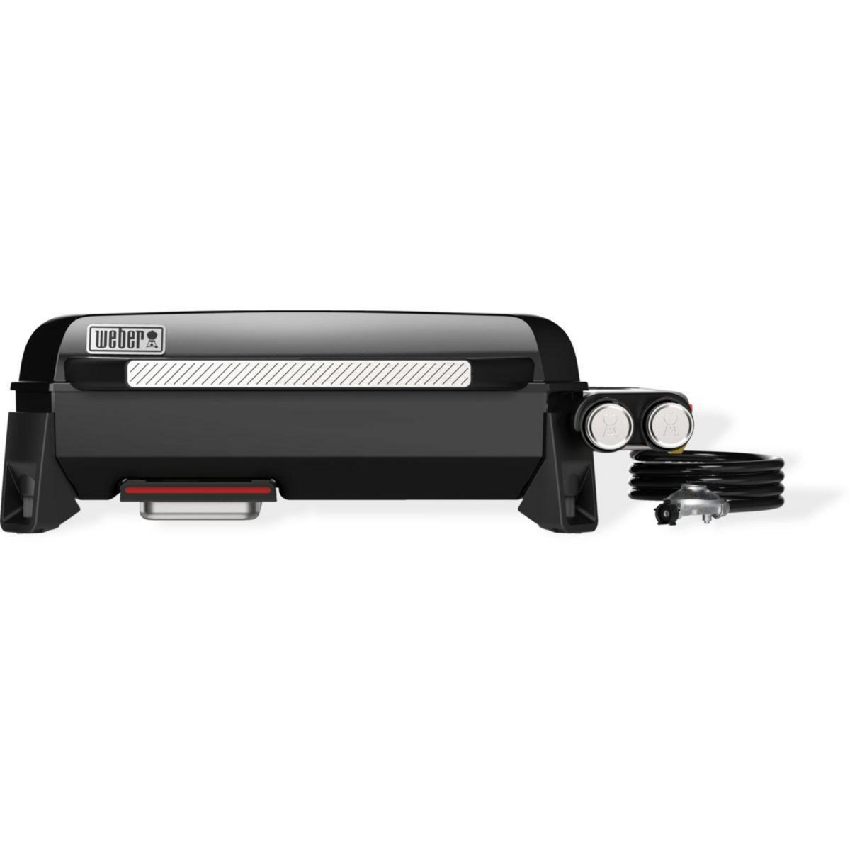 Weber Plancha gaz black 2 brûleurs à poser,  56x41 cm