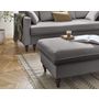 Voir la diapositive 2 : BEST MOBILIER Flamingo - canapé droit 3 places convertible en velours