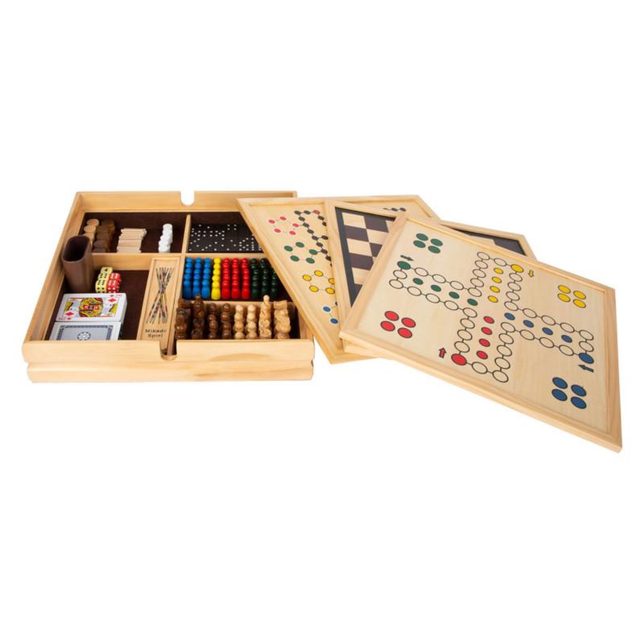 SMALL FOOT Small Foot - Wooden Games Collection, 20 Classics 11753