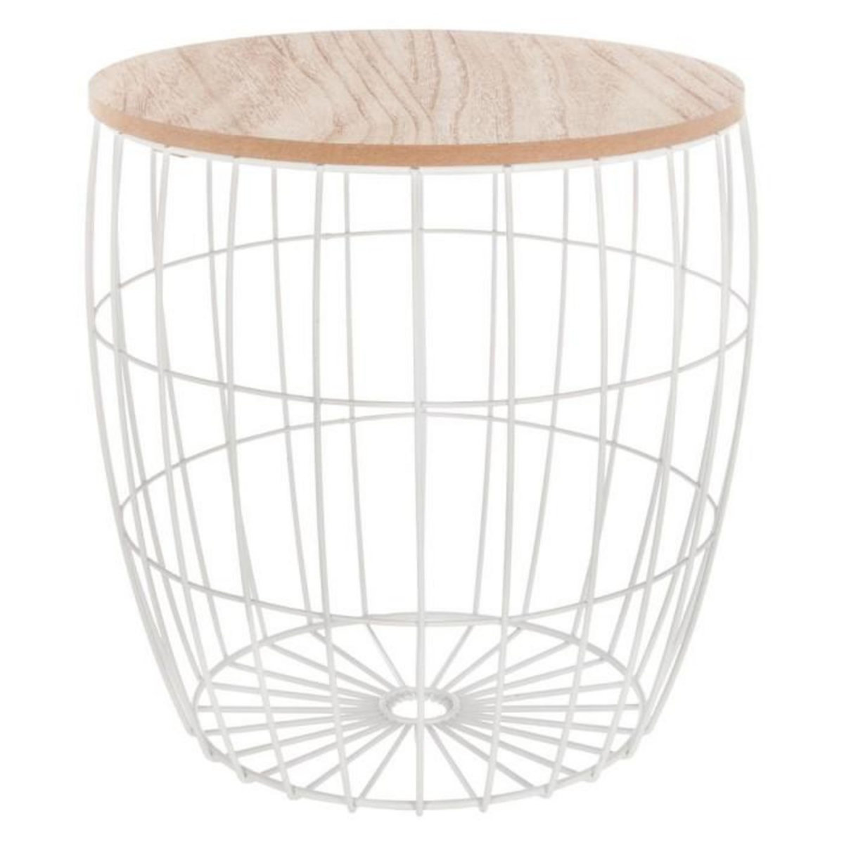 ATMOSPHERA Lot de 3 Tables d'Appoint  Cassandra  41cm Blanc