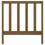 Voir la diapositive 4 : VIDAXL Tete de lit Marron miel 95x4x100 cm Bois massif de pin