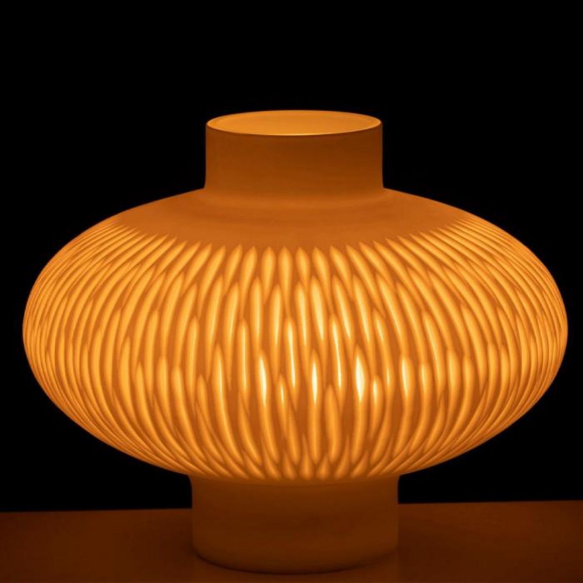 Paris Prix Vase Design Ligne & Boule  Octave  24cm Blanc