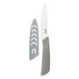 Voir la diapositive 4 : FIVE Couteau en Céramique  Zirco  20cm Gris & Blanc