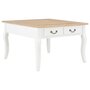 VIDAXL 280061 Coffee Table White 80x80x50 cm Wood