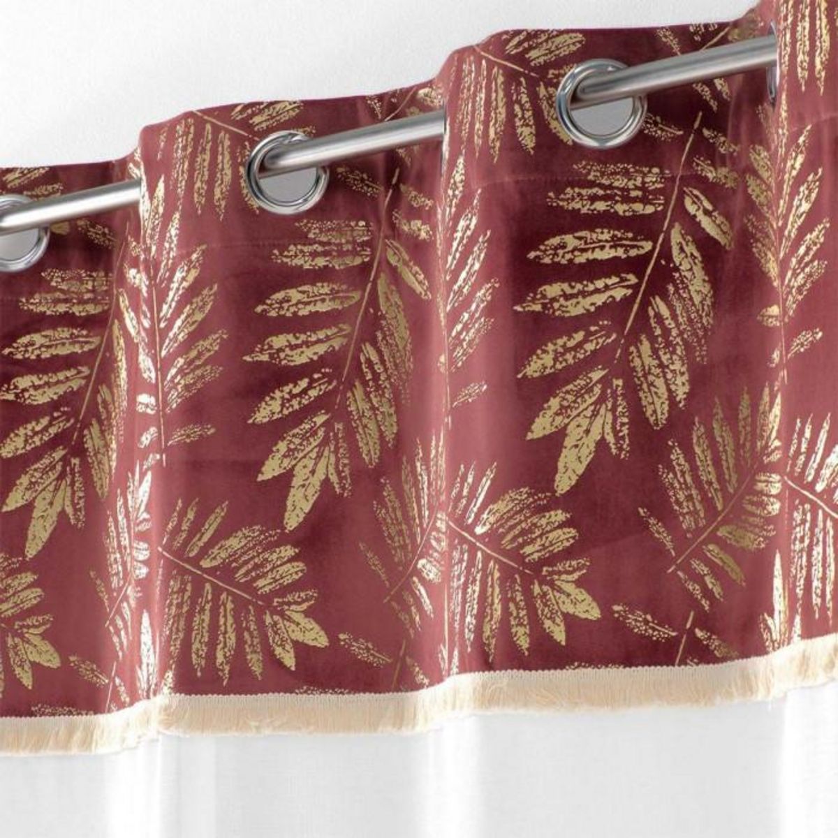 Paris Prix Rideau Voilage à Œillets  Adelor  140x240cm Rose