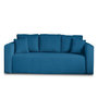 Voir la diapositive 1 : BEST MOBILIER Topaze - canapé 3 places - convertible avec coffre - en velours côtelé