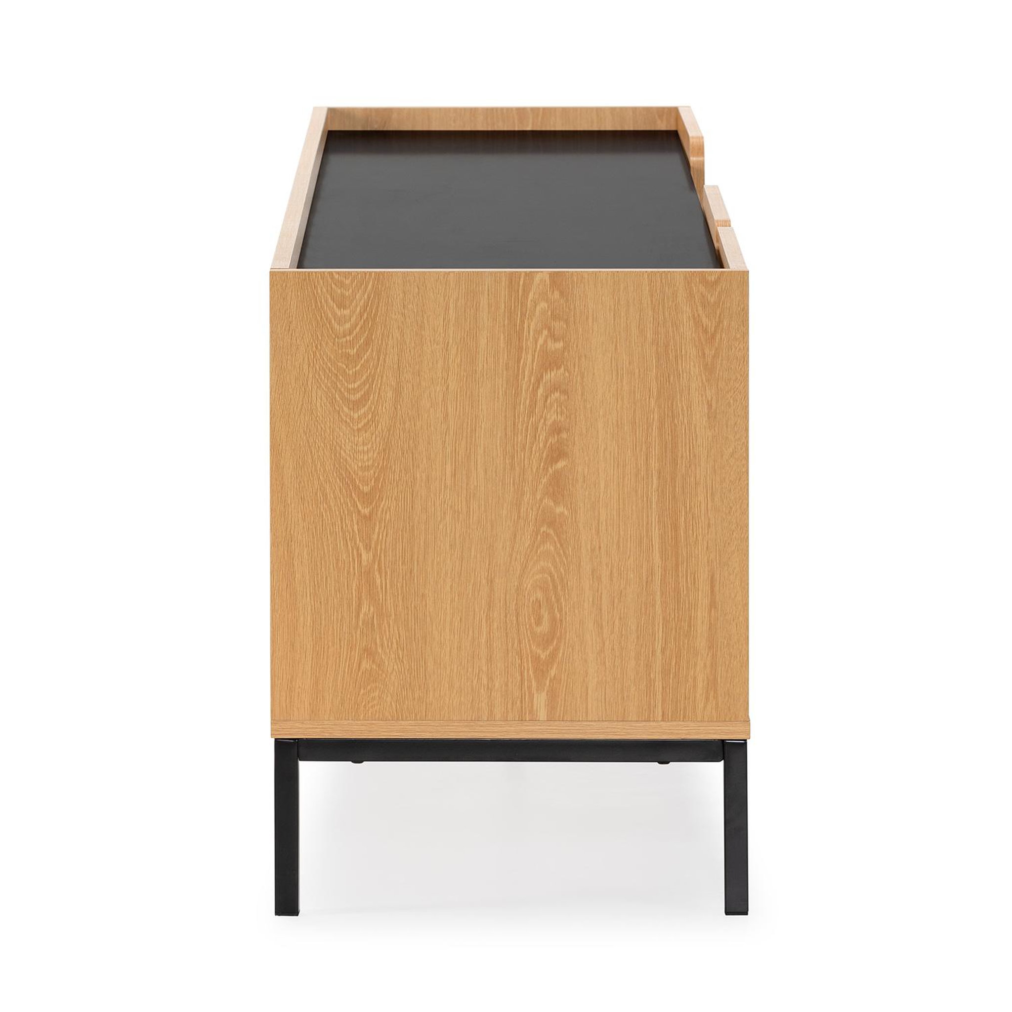 Voir la diapositive 4 : VS VENTA-STOCK Meuble Tv Curva 3 portes couleur Chêne