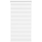 VIDAXL Store zebre blanc 75x150 cm largeur du tissu 70,9 cm polyester