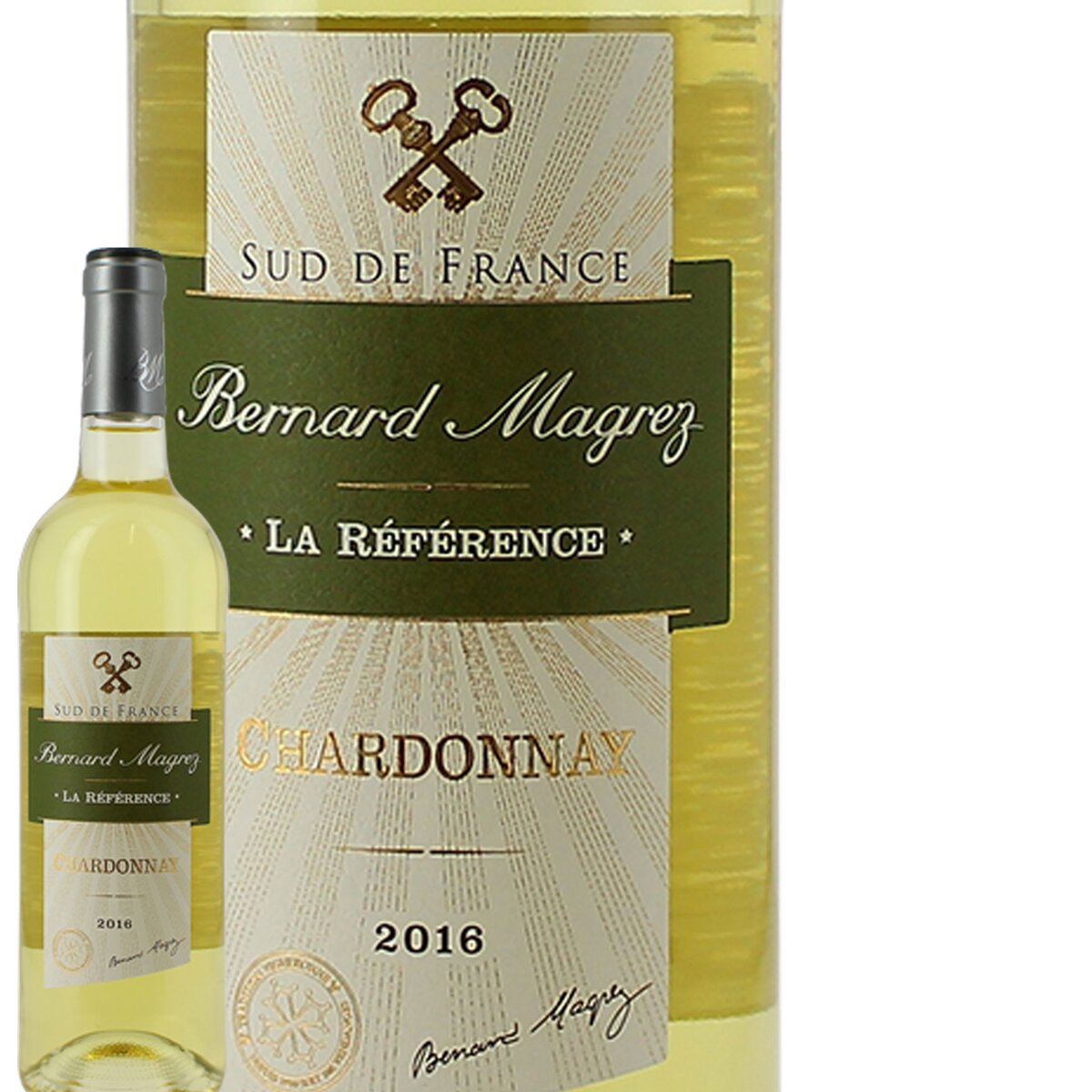 IGP Pays d'Oc Bernard Magrez La Référence Cépage Chardonnay Blanc 2016