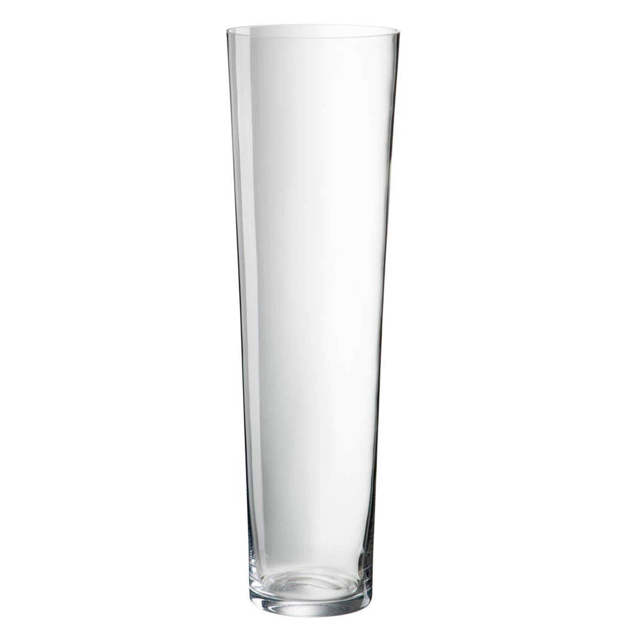 J-LINE Vase design en verre  extra  60cm transparent