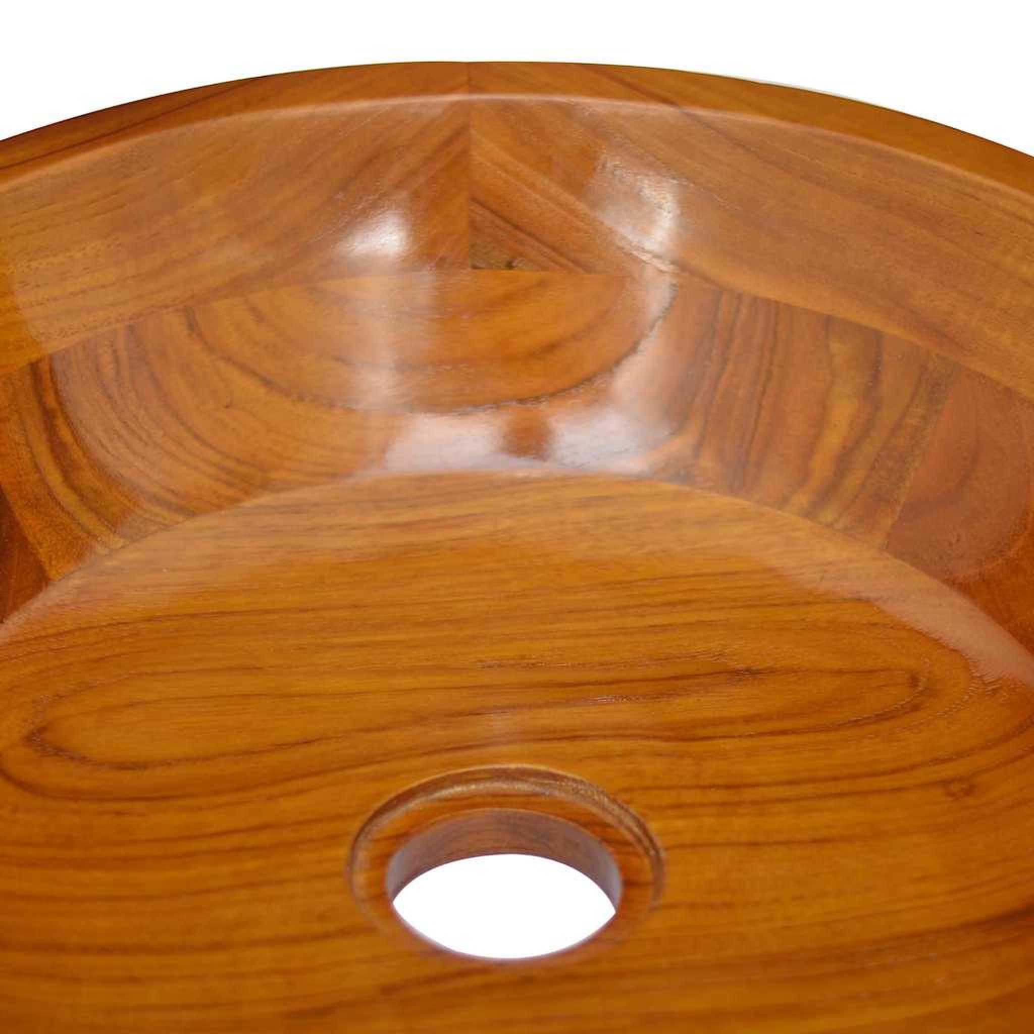 Voir la diapositive 5 : VIDAXL Lavabo Bois de teck massif Φ40x10 cm