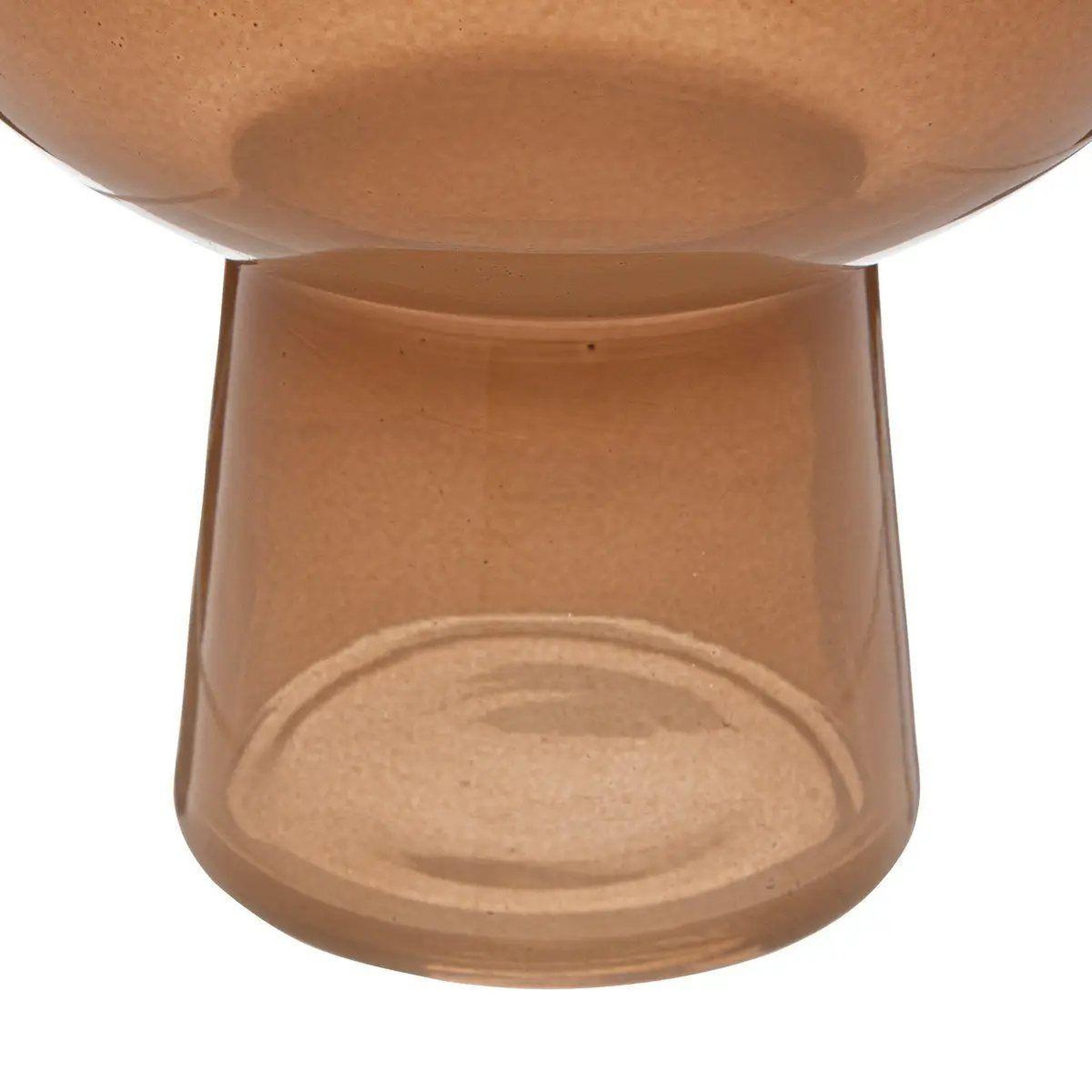 Voir la diapositive 2 : ATMOSPHERA Vase Design  Cloudy  29cm Ambre