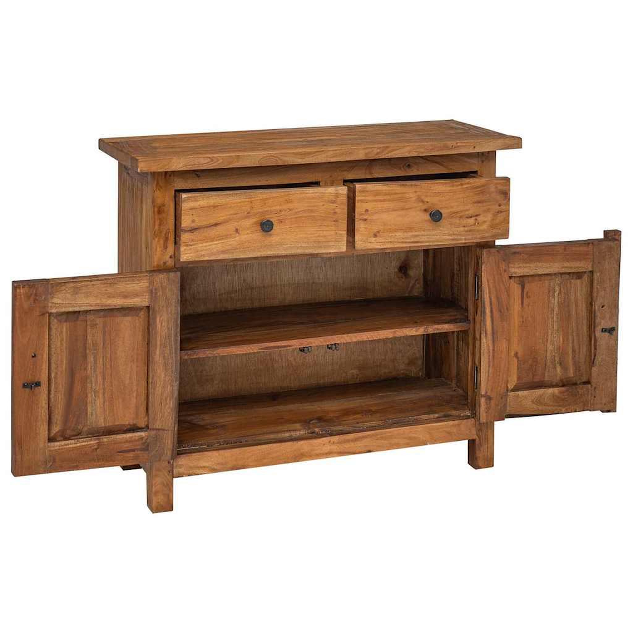 Voir la diapositive 5 : VIDAXL Buffet bois d'acajou massif 75x30x65 cm
