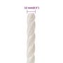 Voir la diapositive 6 : VIDAXL Corde de travail Blanc 12 mm 50 m polypropylene