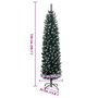 Voir la diapositive 6 : VIDAXL Sapin de Noël artificiel mince 150 LED 150 cm