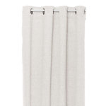 ATMOSPHERA Rideau effet bouclette isolant et occultant SOANA. Coloris disponibles : Marron, Blanc