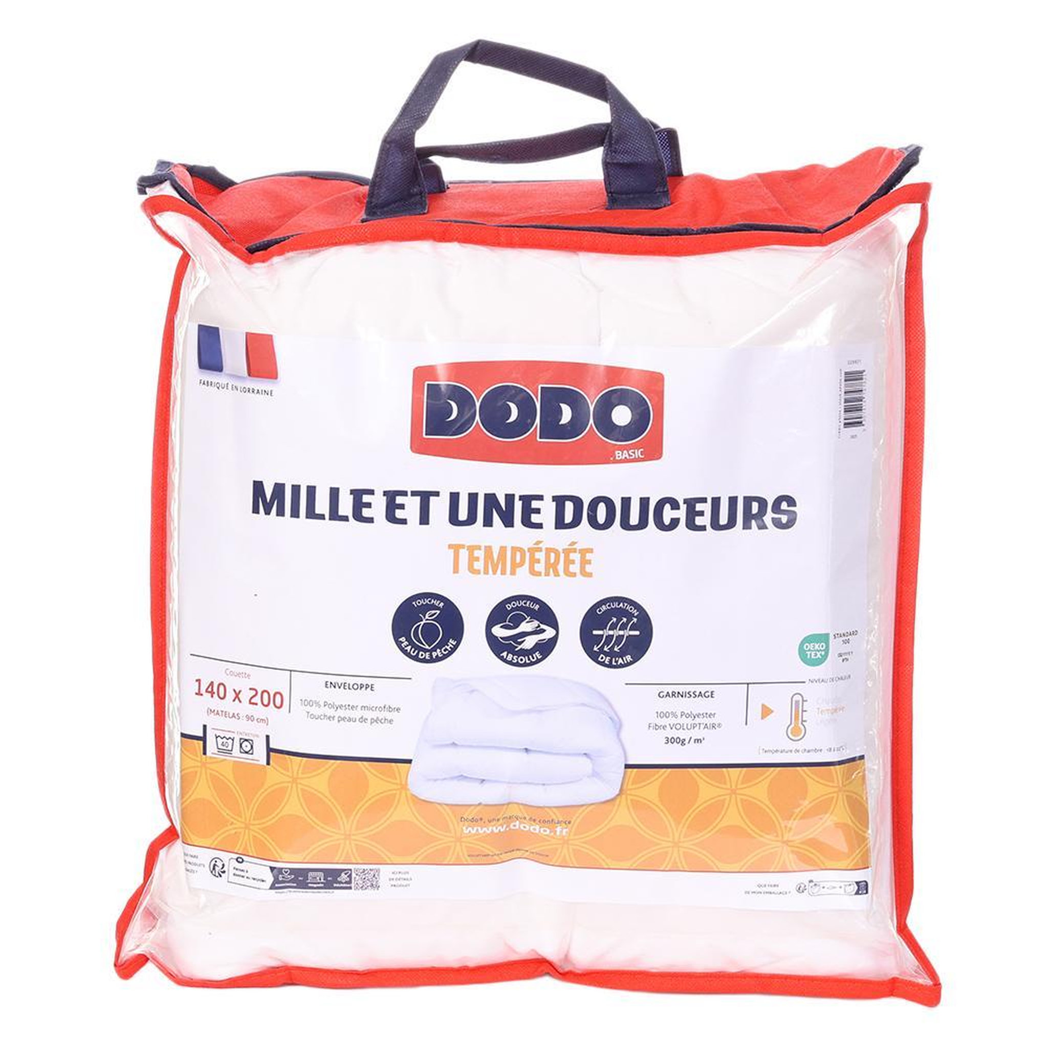 DODO Couette Synthetique Temperee Dodo 140X200. Coloris disponibles : Blanc