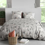 Voir la diapositive 1 : ATELIER DU COTON Housse de couette 260x240 + 2 taies en coton 57 fils