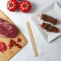 Voir la diapositive 2 : Paris Prix Lot de 100 Piques à Brochette  Bois  30cm Naturel