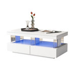MERAX Table basse. Coloris disponibles : Blanc