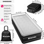 Voir la diapositive 6 : tectake Matelas gonflable avec pompe électrique sac de transport inclus 200x101x44cm