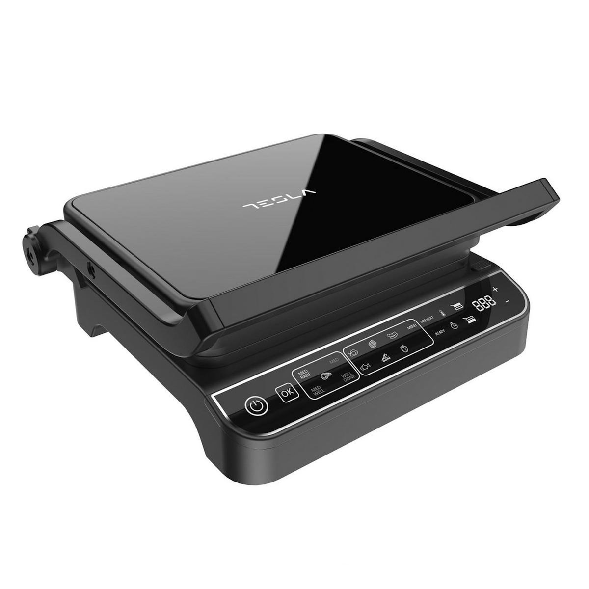 TESLA Grill-viandes 2000w noir - GR500BG