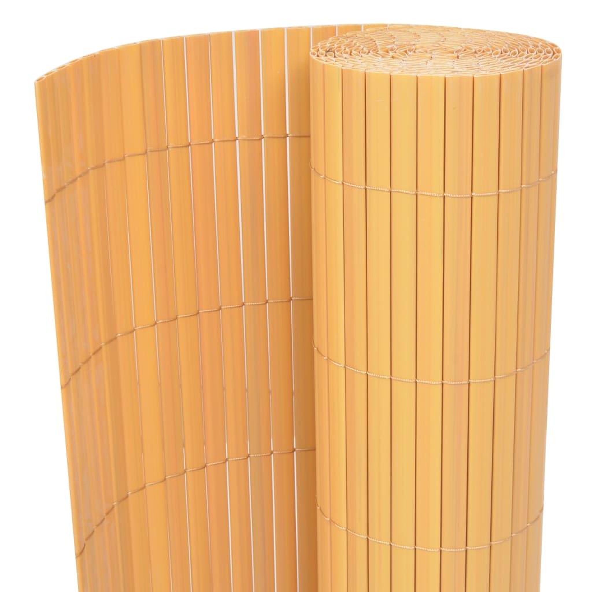 Voir la diapositive 1 : VIDAXL Cloture de jardin Double face PVC 90 x 500 cm Jaune