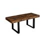 Voir la diapositive 1 : Table de séjour salle à manger extensible style industriel 160/200 cm MILTON