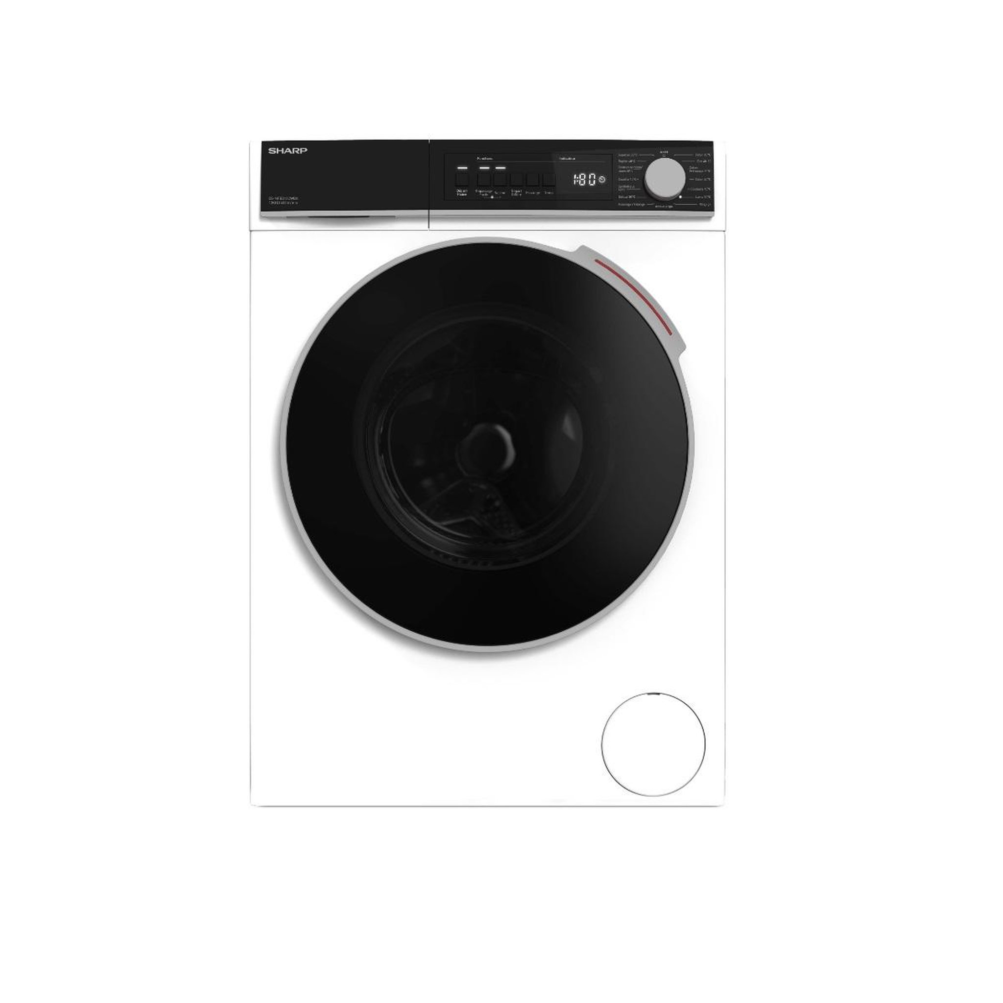 Voir la diapositive 6 : Sharp Lave-linge frontal 12kg 1400tours/min - esnfb214cwda