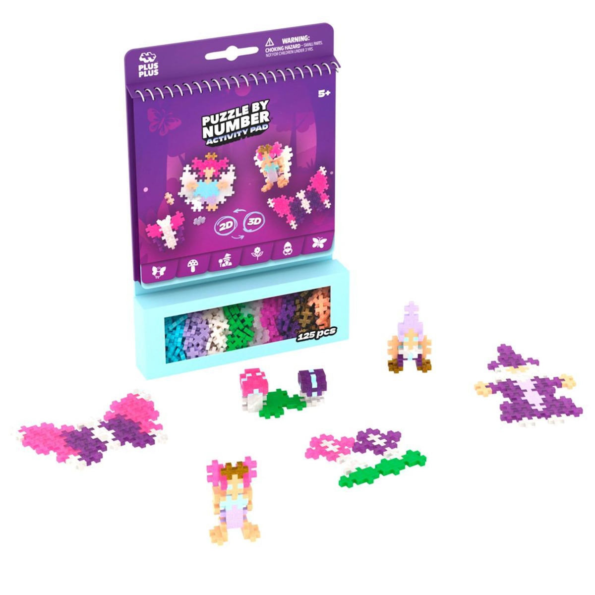 PlusPlus Plus-Plus - Bloc d activité Foret Enchantée 125 pièces