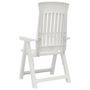 Voir la diapositive 6 : VIDAXL Chaises inclinables de jardin lot de 2 blanc PP