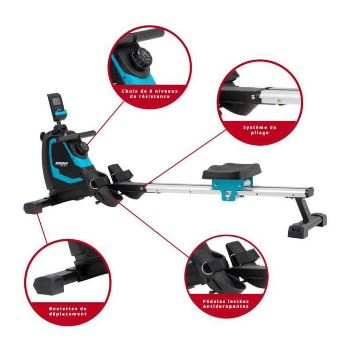 STRIALE Rameur STRIALE SR-911  Magnetique