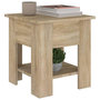 Voir la diapositive 4 : VIDAXL Table basse chene sonoma 40x40x42 cm bois d'ingenierie