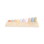 ELINELI Compteur Montessori en bois