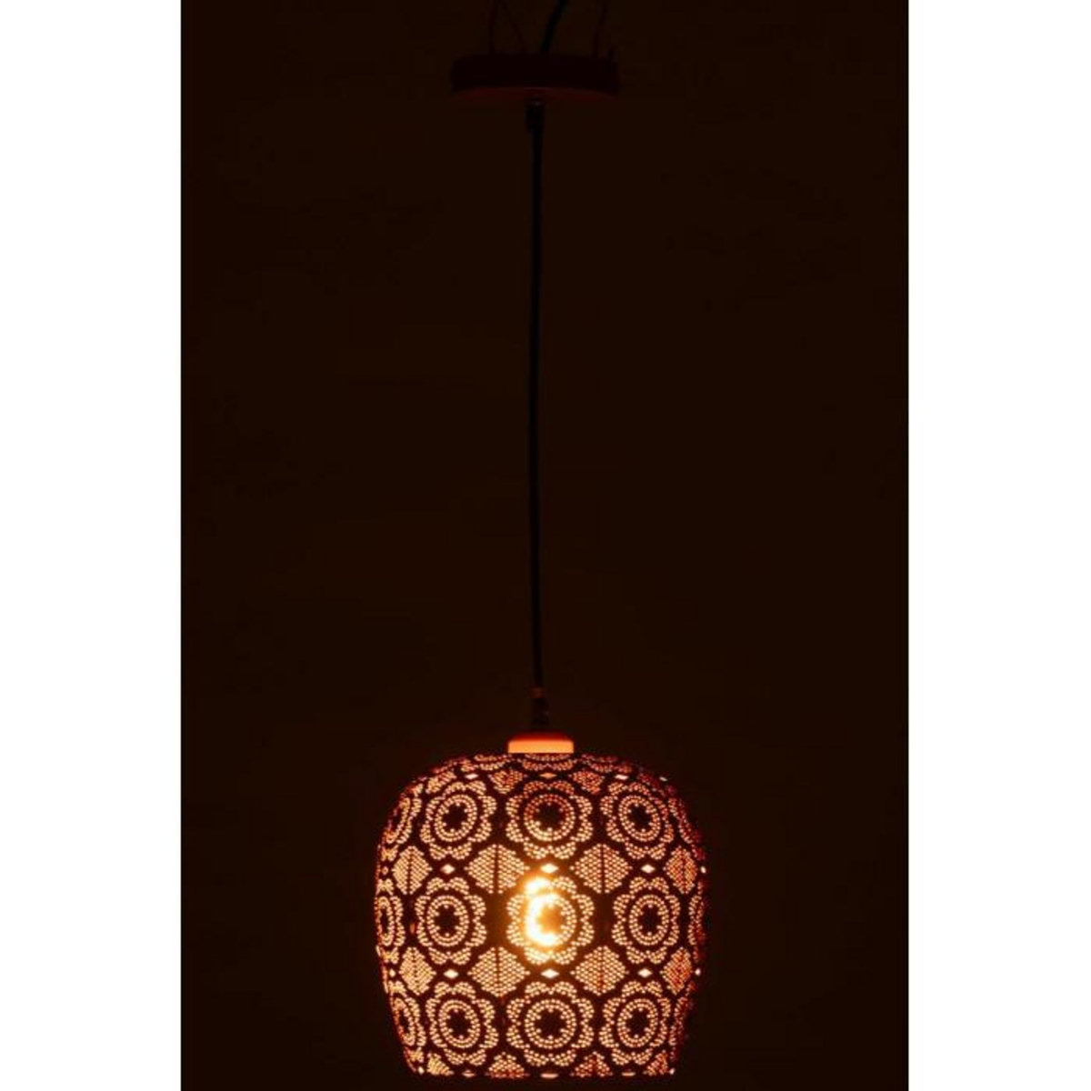 Paris Prix Lampe Suspension en Métal  Alive  39cm Orange