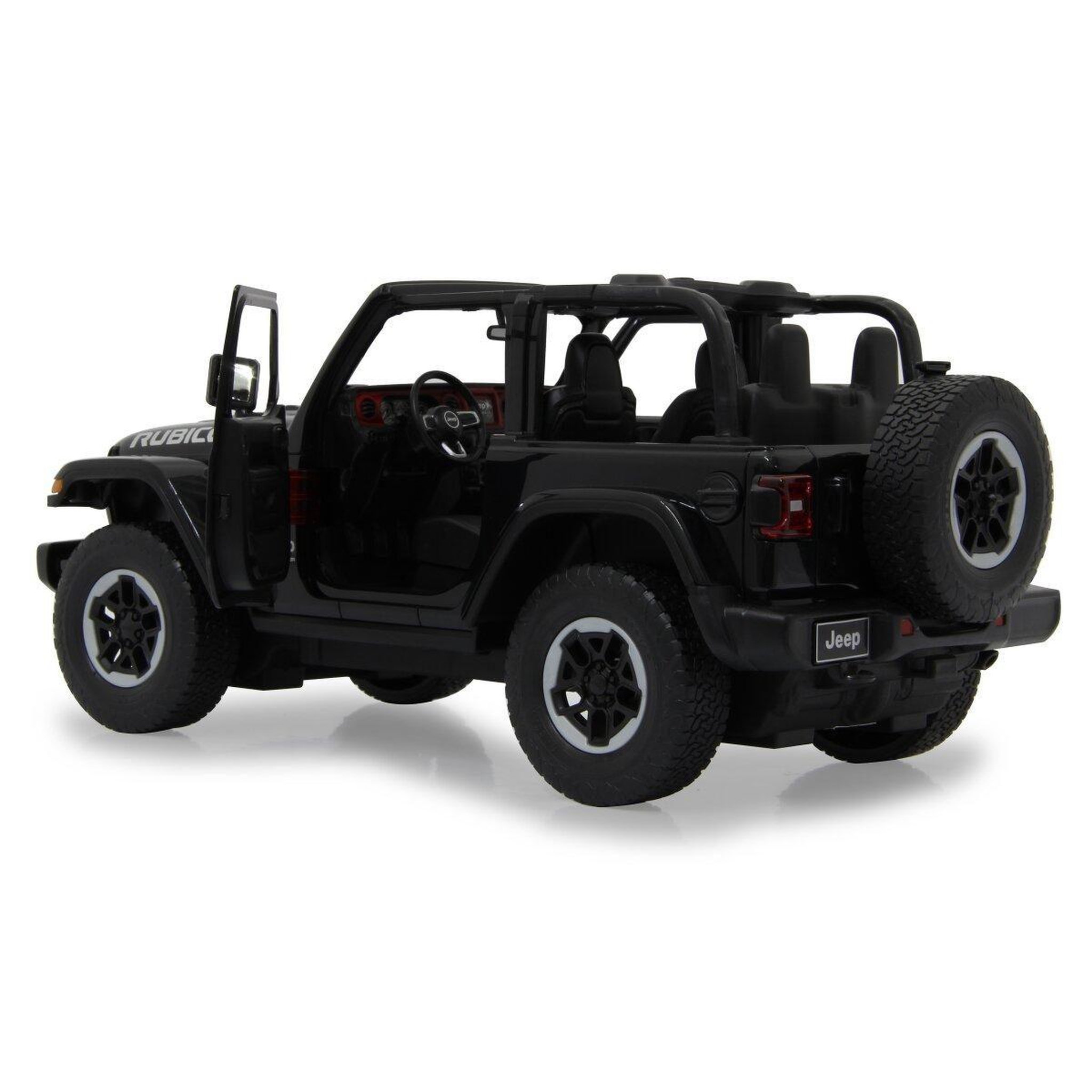 Voir la diapositive 2 : Jamara Voiture télécommandée jeep wrangler jl 1:14 noir 2,4ghz