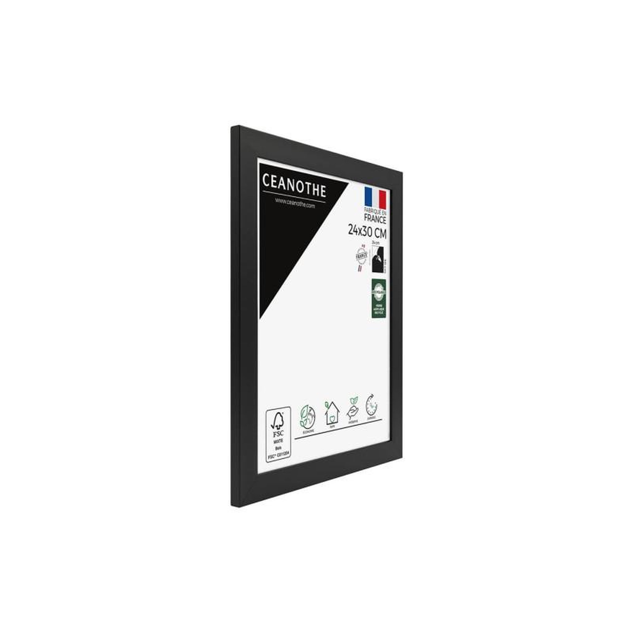 Voir la diapositive 2 : CEANOTHE Cadre Ceanothe CADRE 24X30 ETERNEL NOIR