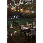 CENTRALE BRICO Guirlande extérieure 10 ampoules B22 multicolor 300 Lumens Pro 10m TIBELEC