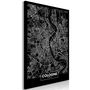 Voir la diapositive 1 : Paris Prix Tableau Imprimé  Dark Map of Cologne