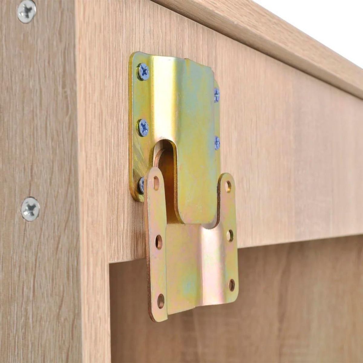 VIDAXL Dix pieces pour salle de bains avec lavabo et robinet beige