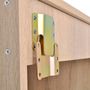 Voir la diapositive 4 : VIDAXL Dix pieces pour salle de bains avec lavabo et robinet beige
